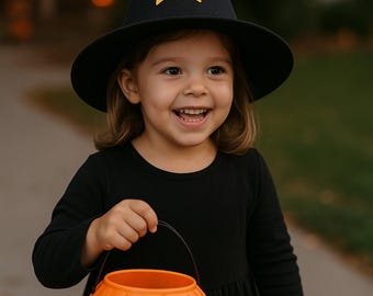 Kids Witch Hat Sewing Pattern PDF Beginner Friendly Halloween Costume DIY Digital Download