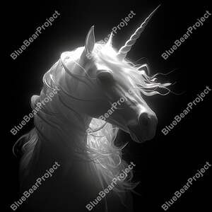 Unicorn laser PNG, digital file, Laser Engrave File, Slate coaster, PNG for laser engraving on slate, CO2, xtool, glowforge, lightburn