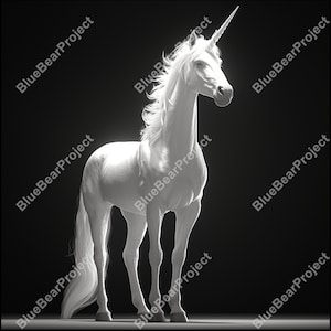 Unicorn laser PNG, digital file, Laser Engrave File, Slate coaster, PNG for laser engraving on slate, CO2, xtool, glowforge, lightburn, v3