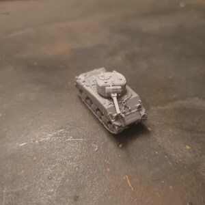 Tanque Sherman de la Segunda Guerra Mundial de 10 mm o 15 mm