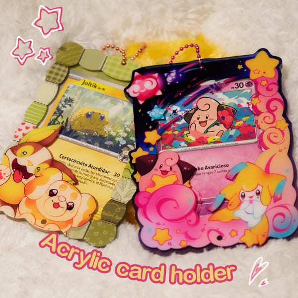 Acryl-Kartenhalter / Pokémon-Kartenhalter / Fotokartenhalter