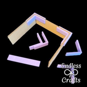 Soportes de esquina magnéticos para fabricación de cajas
