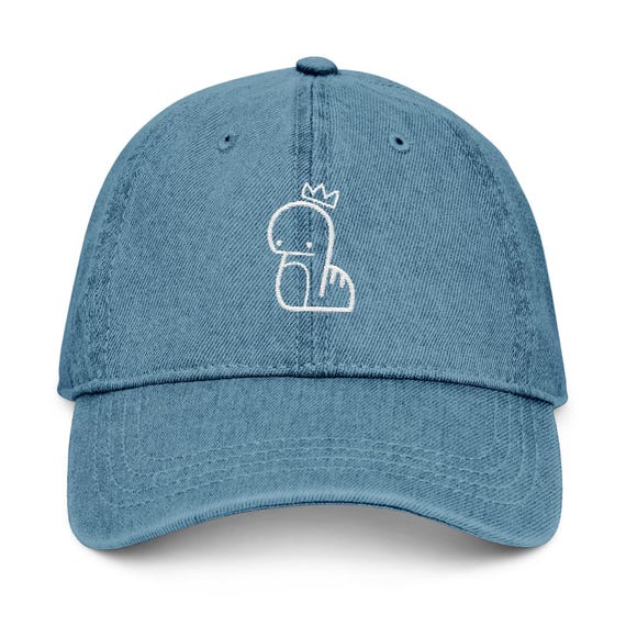 Stray Kids Bang Chan Chandora Doodle Gnab Embroidered Denim Dad