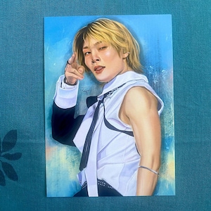 Stray Kids I.N Art Print, skz jeongin fanart, kpop wall art, skz poster, stray kids decor