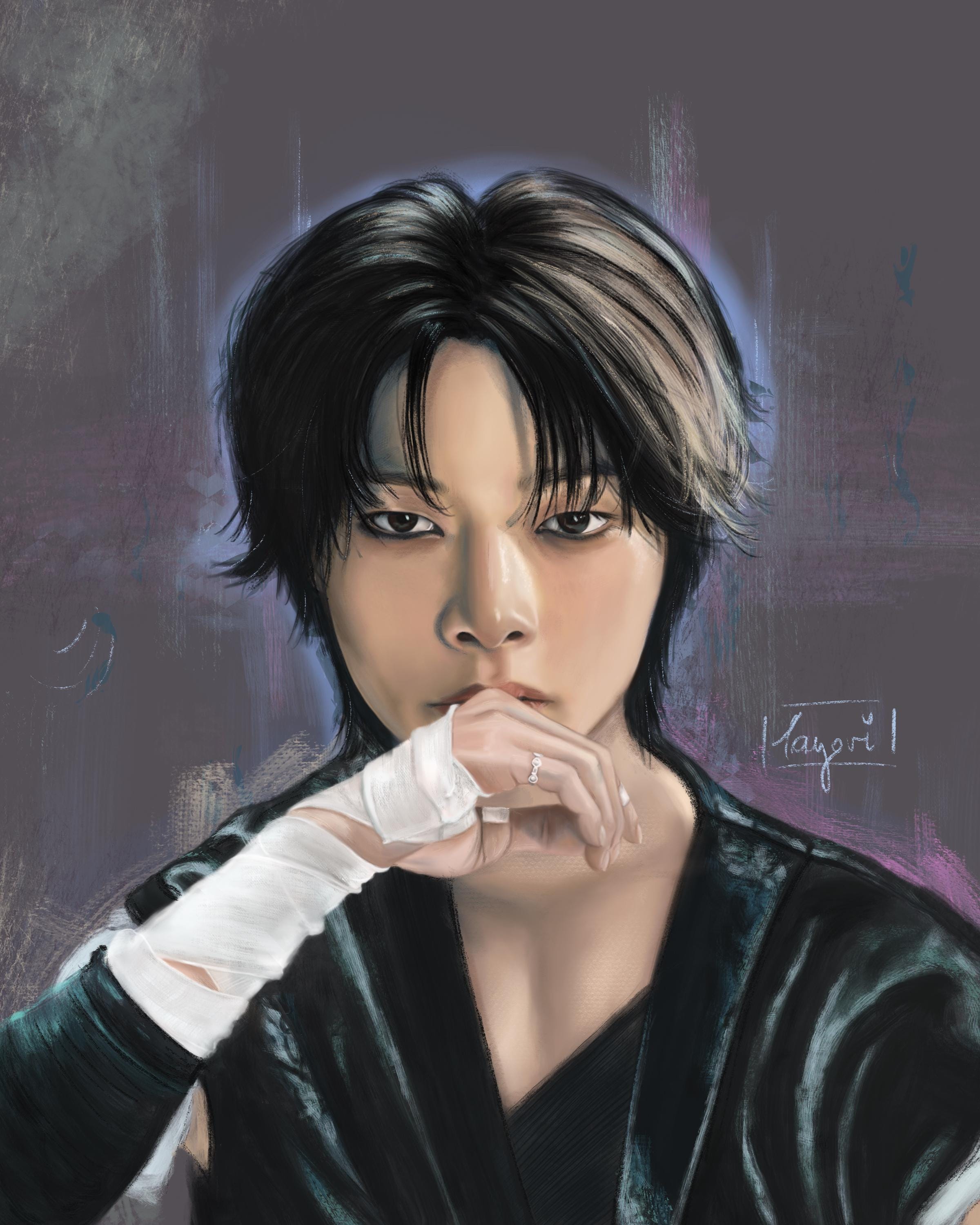 Stray Kids Art Print, Skz Jeongin Giant Fanart, Kpop Wall Art