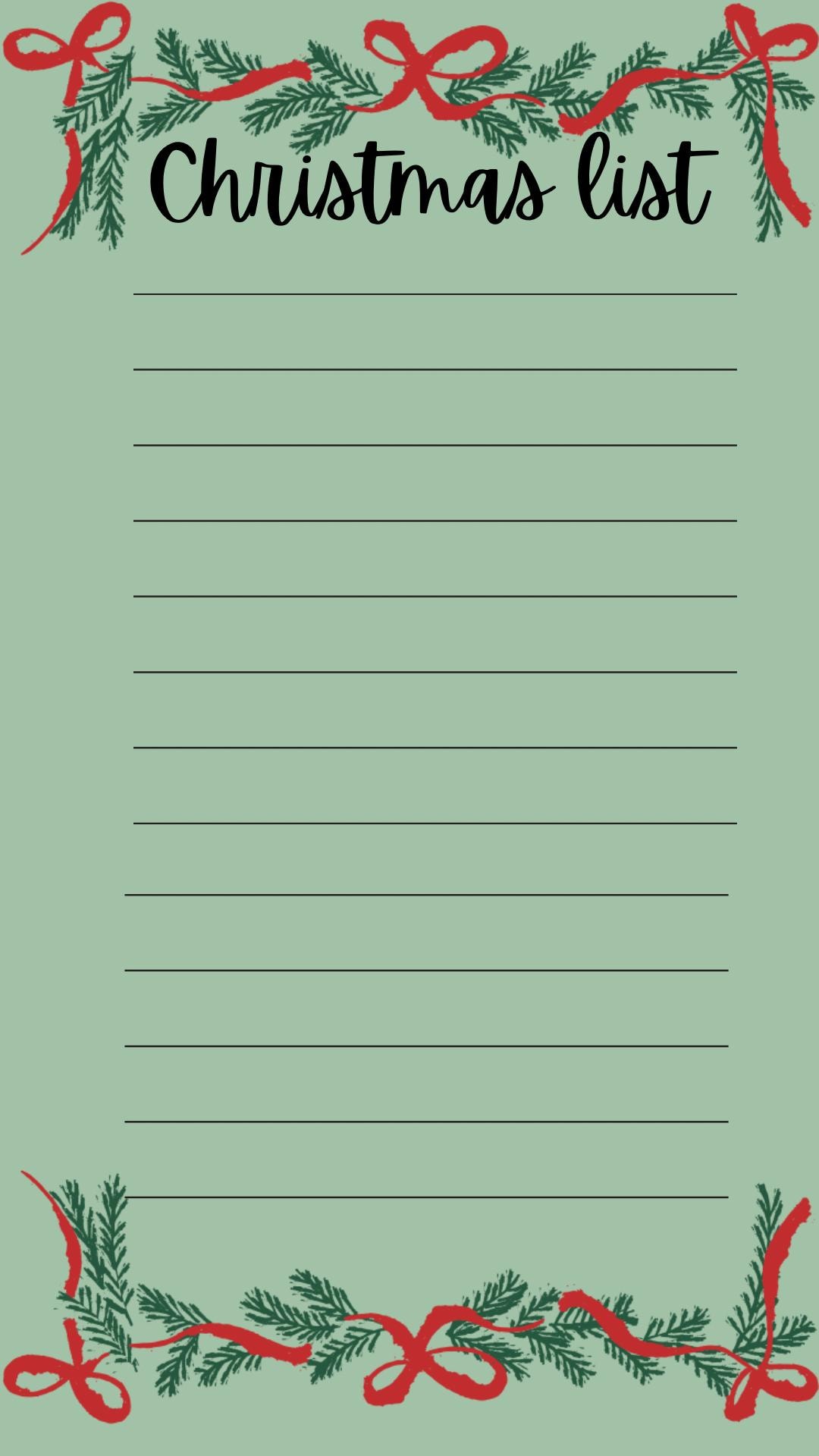 Christmas Wish List Printable | Holiday Planner (digital Download) - Etsy