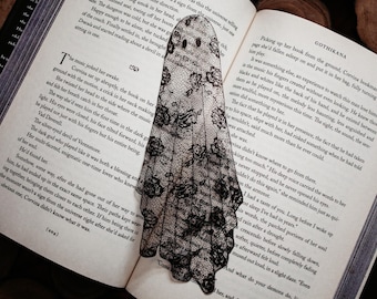 Lace Sheet Ghost Transparent Bookmark