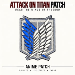 Aufnäher / Aufnäher des Späherregiments - Inspiriert von Attack on Titan