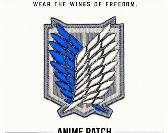 Patch bordado do Regimento Escoteiro - Inspirado em Ataque a Titã