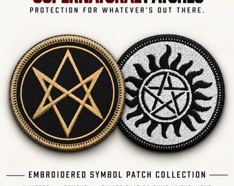 Supernatural - Inspired Patch Series