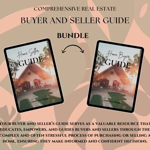 Home Buyer Guide, Home Seller Guide, Real Estate Marketing, Realtor Templates, Real Estate Bundle, Real Estate Canva Template