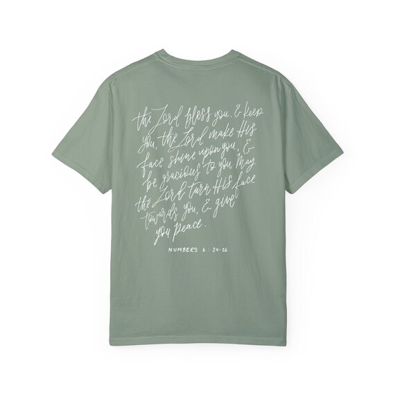 Bless the Lord Back Print Bible Verse T shirt Bless the Lord Back Print Bible Verse T shirt