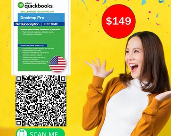 Quickbooks desktop Pro 2024 US for windows – lifetime license