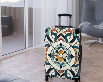 Elegant Paisley Printed Luggage - Perfect for Your Travels