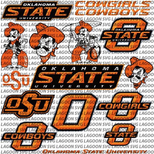 Bundle OSU svg, Cowboys Oklahoma svg, OSU Logo svg, Oklahoma state cowboys football, Pistol Cowboy svg, Oklahoma State Cowboys, OSU Football