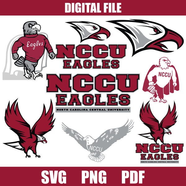 NCUU Eagles SVG, University SVG, Game Day, Basketball, Football, College, Athletics, Instant Download.