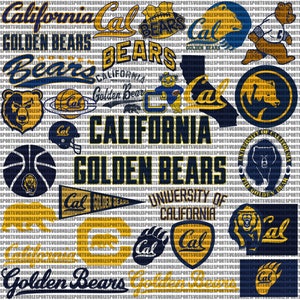 Californië SVG, University SVG, Golden Bears SVG, Game Day, basketbal, voetbal, universiteit, atletiek, direct downloaden.