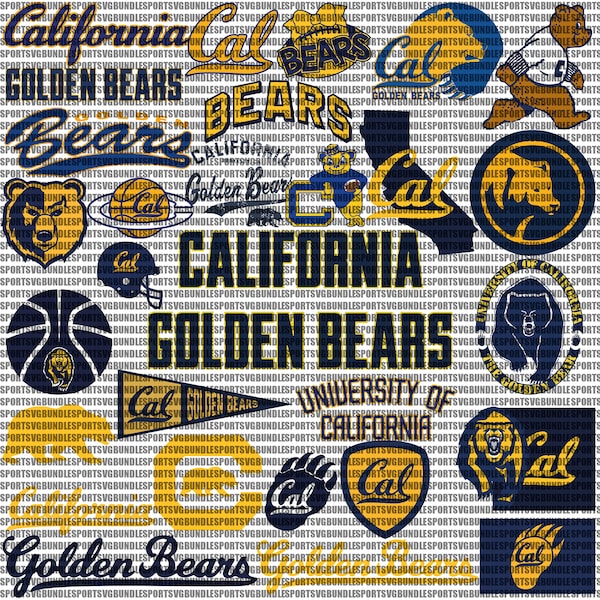 California SVG, University SVG, Golden Bears SVG, Game Day, Basketball, Football, College, Athletics, Instant Download.