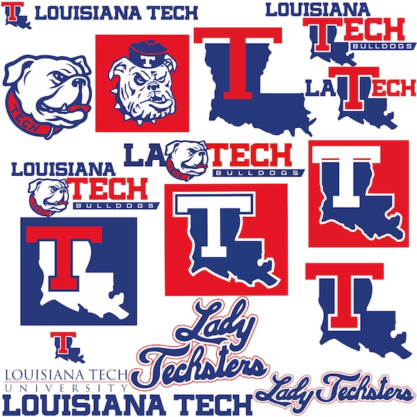 Louisiana Tech SVG, University SVG, Bulldogs SVG, Game Day, Basketball, Football, College, Athletics, Instant Download.