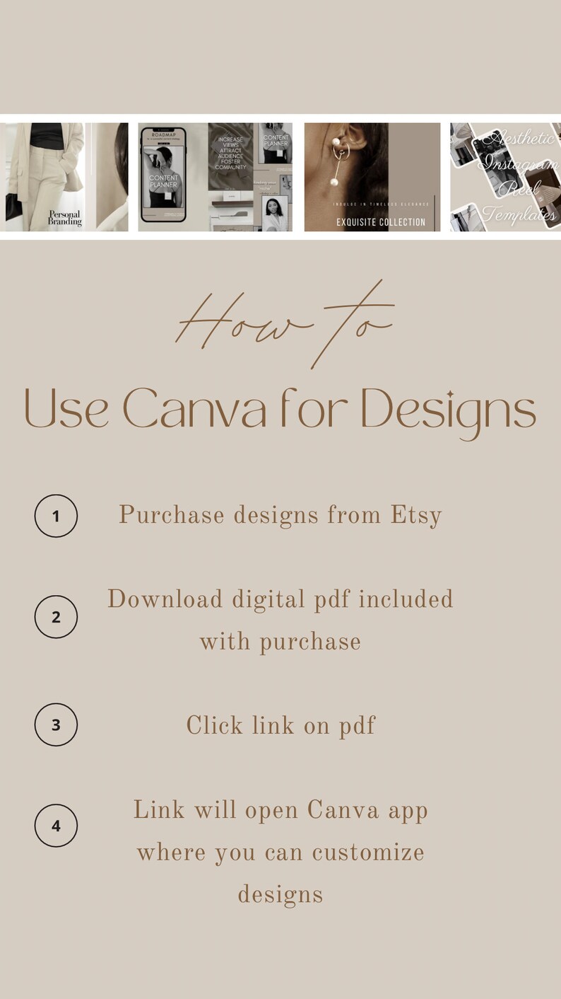 Modern and Minimal Instagram Carousel Templates - Etsy