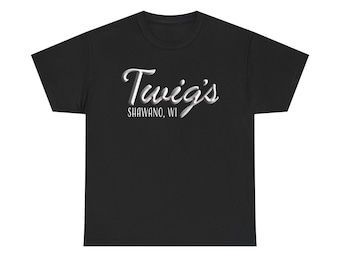 Twig's Shawano WI Tee | Vintage Script Shirt