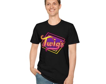 Retro Neon Twig's Softstyle T-Shirt