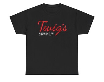 Red Twig's Shawano WI Tee | Vintage Script Shirt