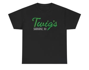 Green Twig's Shawano WI Tee | Vintage Script Shirt