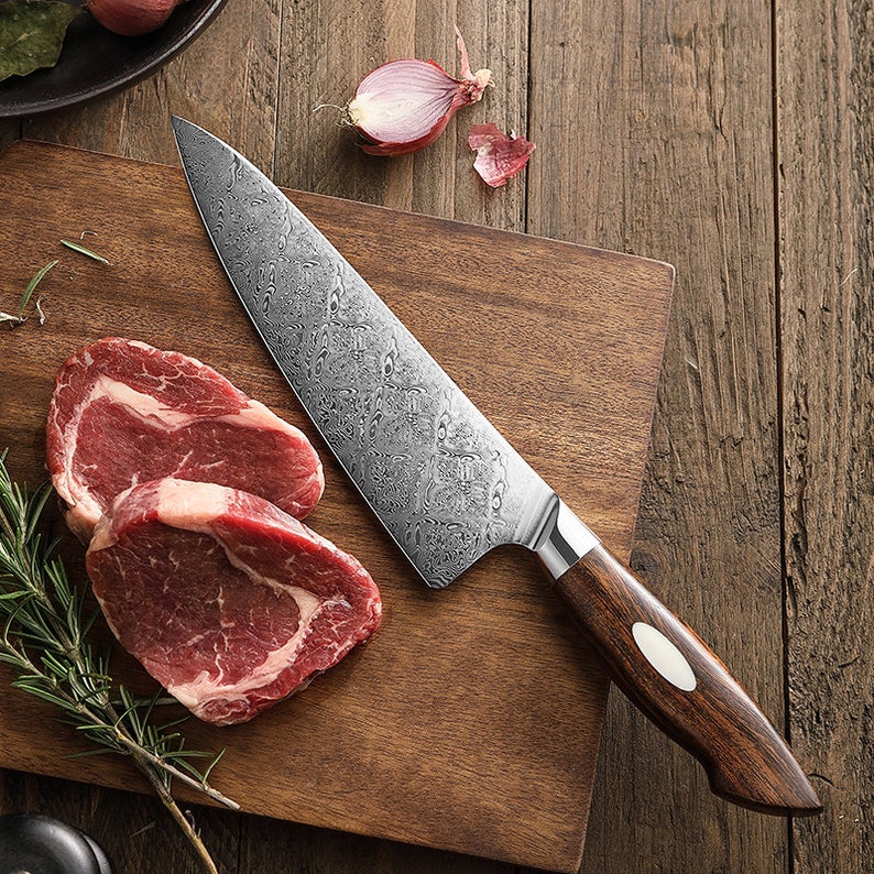 ZENITWERK © couteau de chef couteau damassé couteau de cuisine couteau de chef 110 couches image 1