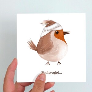 Dubbele kaart ‘Pechvogel’
