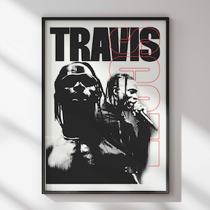 Travis Scott - Pôster Digital