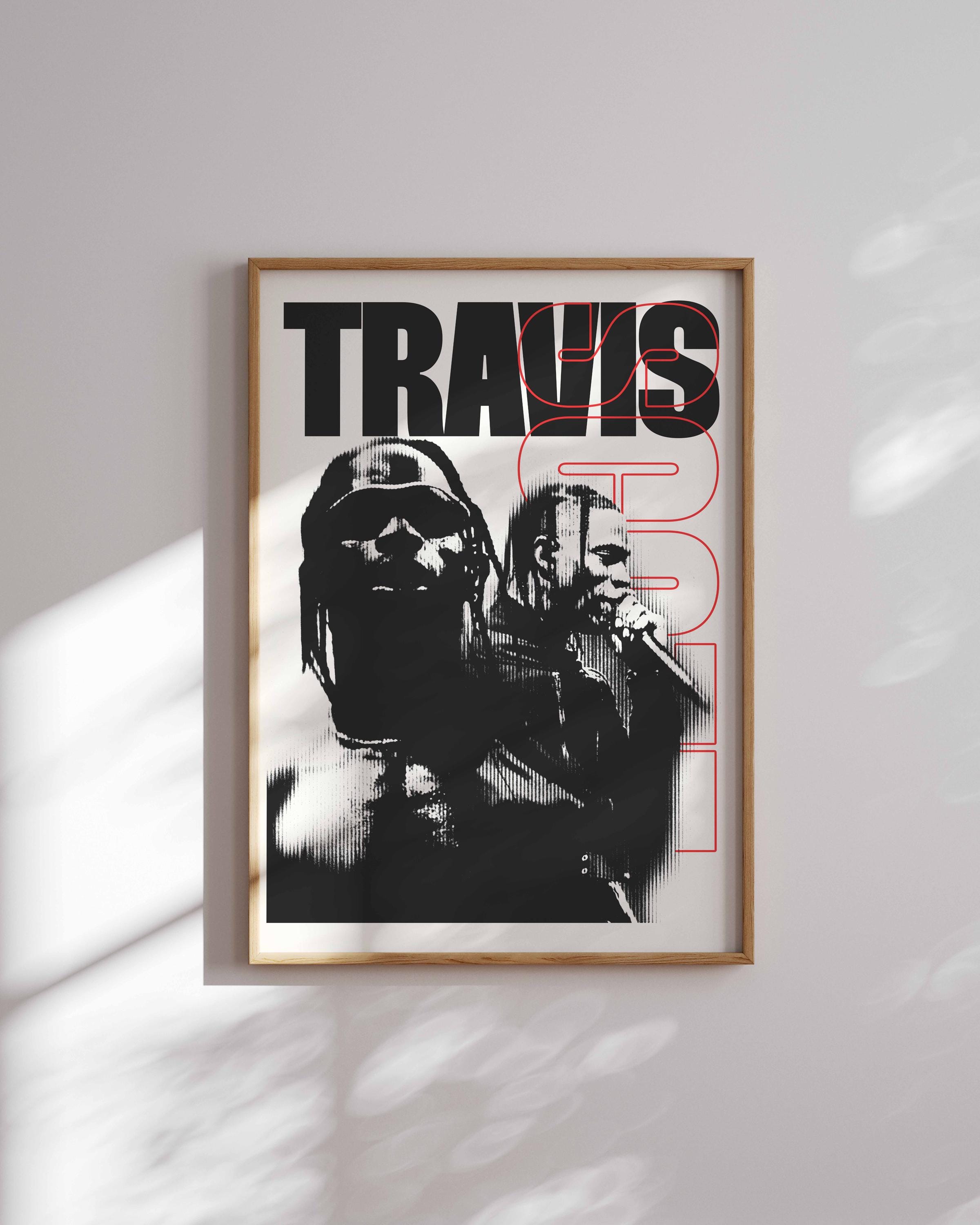 Travis Scott - Digital Poster - Etsy