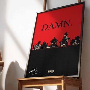 Kendrick Lamar DAMN. - Digital Poster