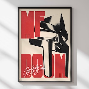 MF DOOM - Digitales Poster