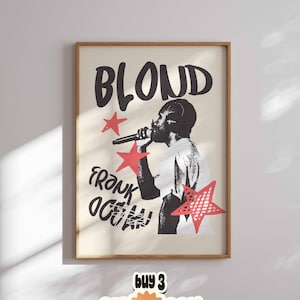 Póster digital de Frank Ocean Blonde