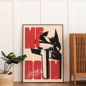 MF DOOM - Digital Poster