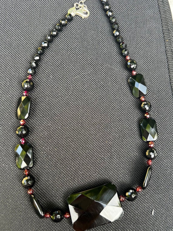 Retired Barse Necklace real gems and 925 Silver