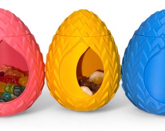 3D Printed Hollow Easter Egg   | Easter Sweet Holder | Easter Gift | Egg Hunt | Unique Easter Present | Children’s Gift | Fill Your Own Egg