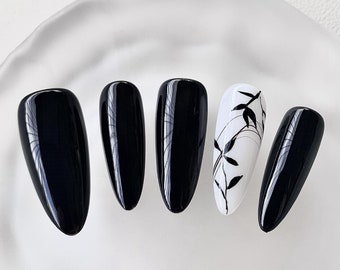 10 pcs Vrais faux ongles faits main, ongles de mariage, ongles de fête, clous à sertir faits main, ongles à sertir, ongles papillon peints à la main