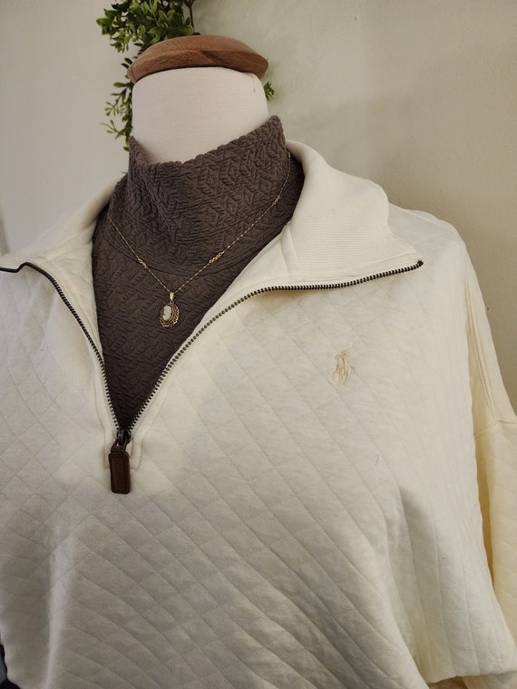Quilted Fleece Pullover - image 5