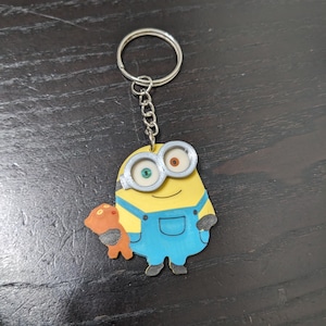 Minions Bob and Teddy Keychain