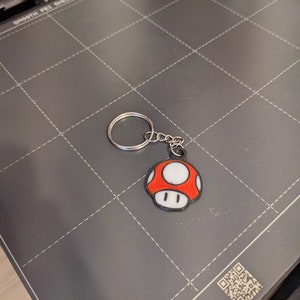 Mario Mushroom Keychain