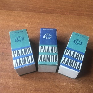 3pc. 6P9 Vacuum tubes - Radio tubes - Tested - NOS - New old stock