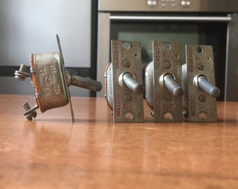 4pc. Vintage Switches Old Toggle Switches, Vintage On/Off, Industrial Steampunk decor USSR