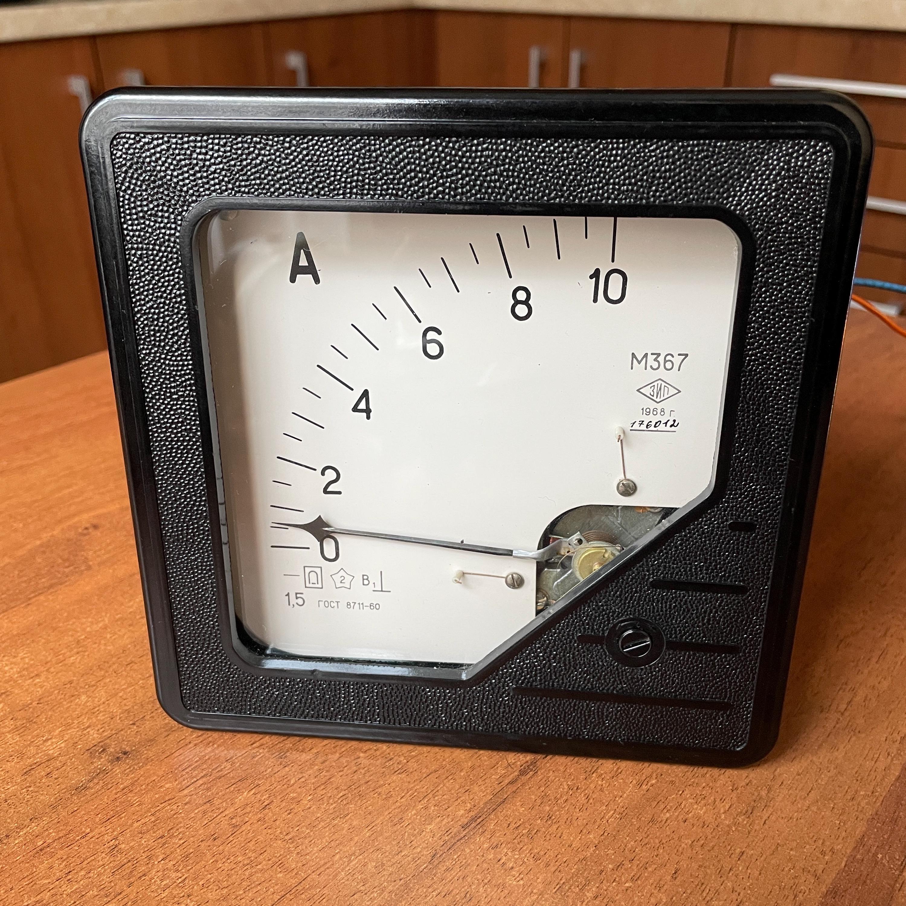 Soviet Meter Vintage M4247 Soviet Current Meter Vintage USSR M4247 Analog Panel ...