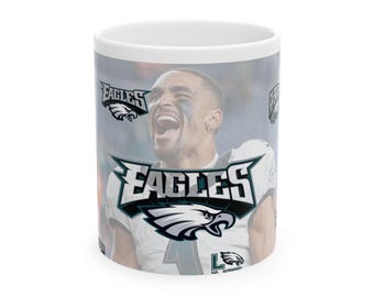 Jalen Hurts Eagles Ceramic Mug