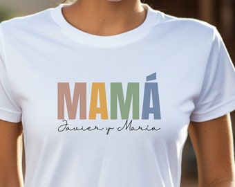 CAMISETA REGALO MAMA, camiseta día de la madre. Camiseta personalizable. Camiseta personalizada.