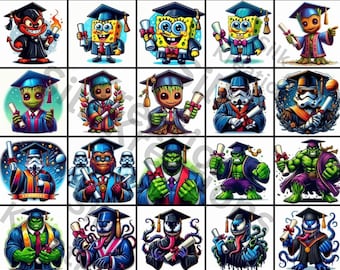 100 GRADUATION CHARACTERS