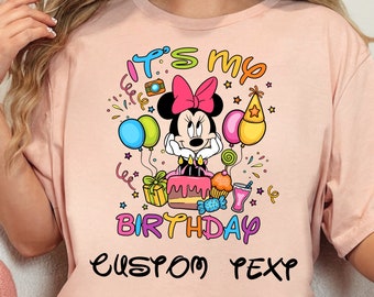 Personalized Disney Birthday Shirt Disney Birthday Girl Disney Birthday Squad Disney Birthday Trip Shirt Mickey Birthday Minnie Birthday