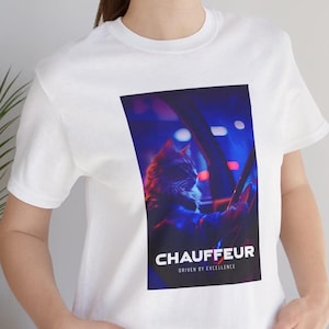 Chauffeur Shirt, Chauffeur Tshirt, Driven By Excellence Chauffeur Gift, Car Driver Gift, Cab Driver Gift, Driver Shirt, Funny T-Shirt